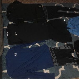 Men’s athletic clothe Nike under armor puma